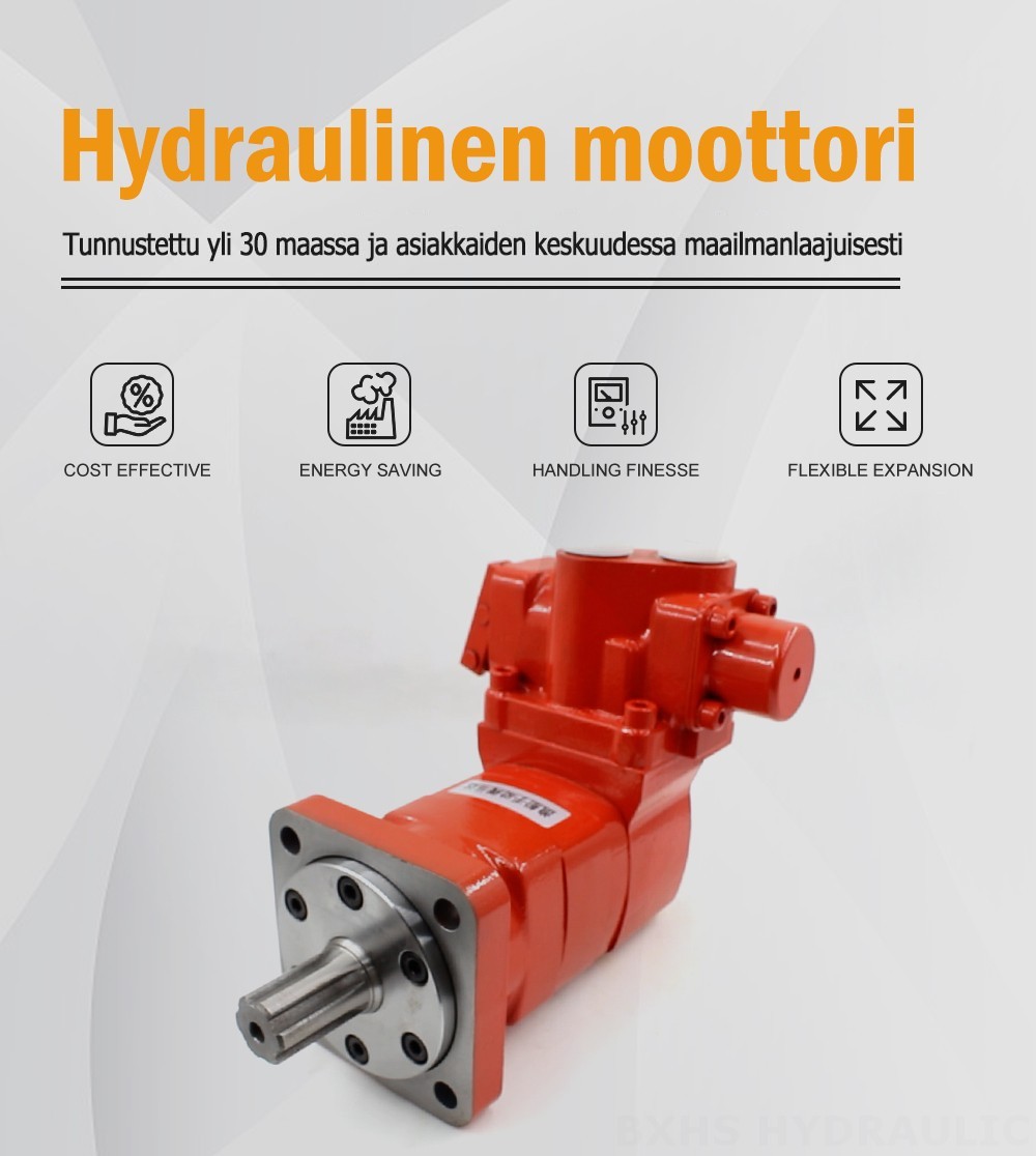 BM5_Manuaalinen Suuntaventtiilimoottori 160 cc/kierros 75 l/min Hydraulimoottori
